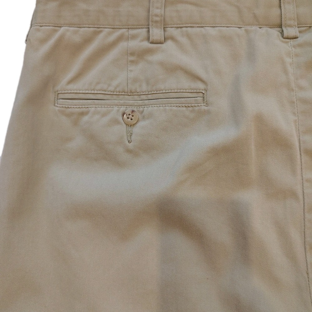 Polo Ralph Lauren Ethan Pant Mens 38x30 Khaki Pleated  Pants Cotton Casual Chino - Picture 11 of 16